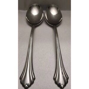 Oneida Bancroft Stainless Spoons Lot Of 2